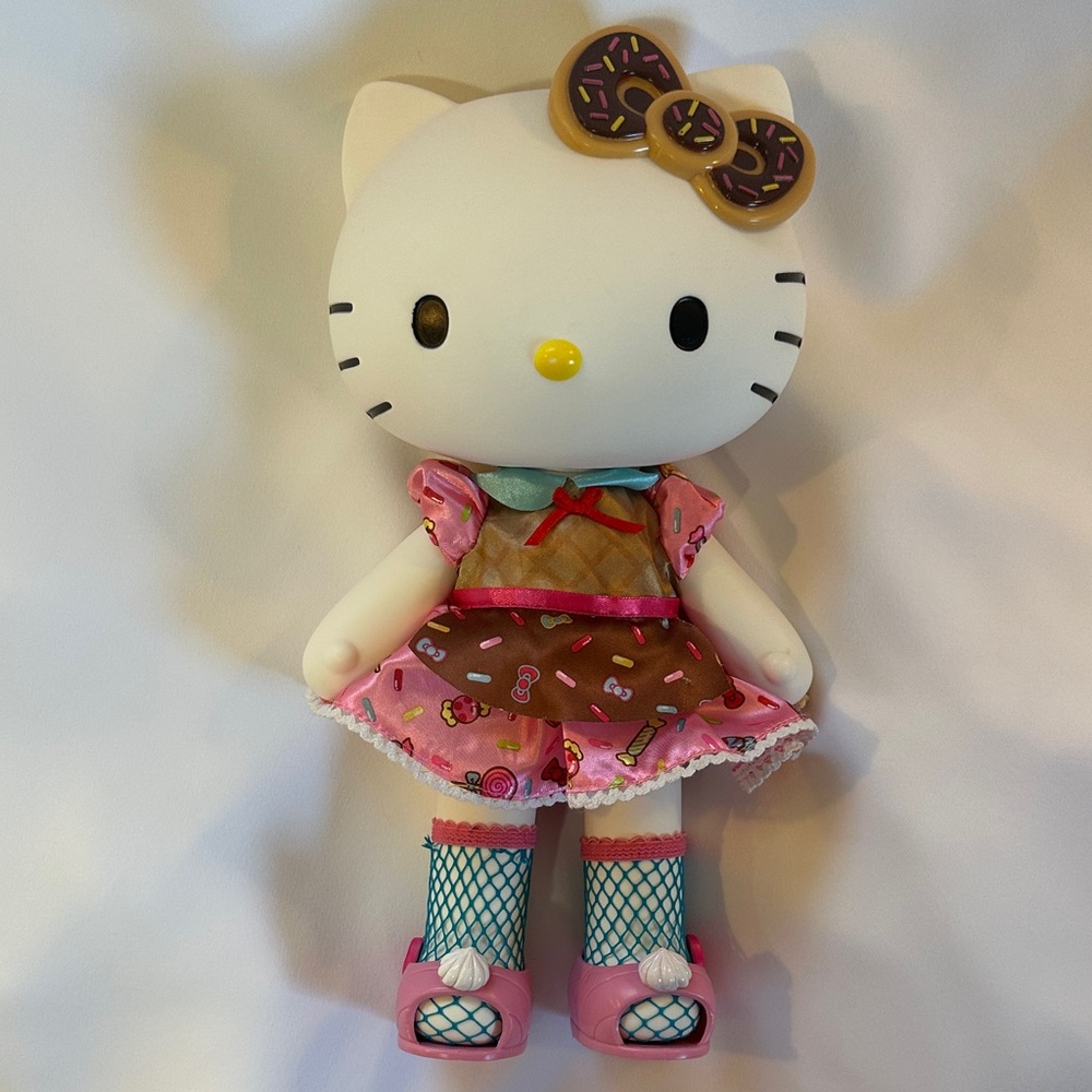 Hello Kitty Doll in Pink Dress